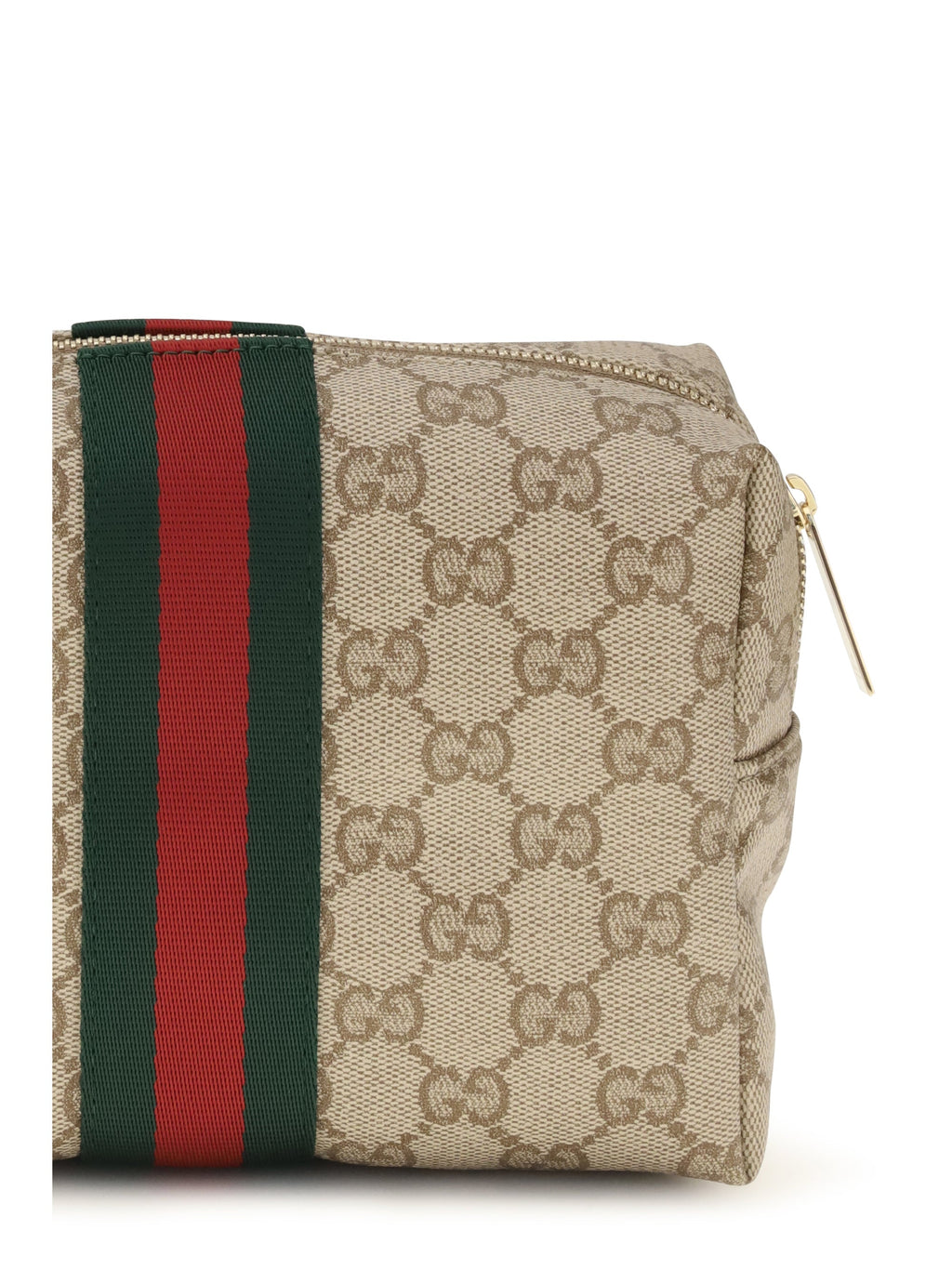 2026 New Arrival medium beauty case with web stripe