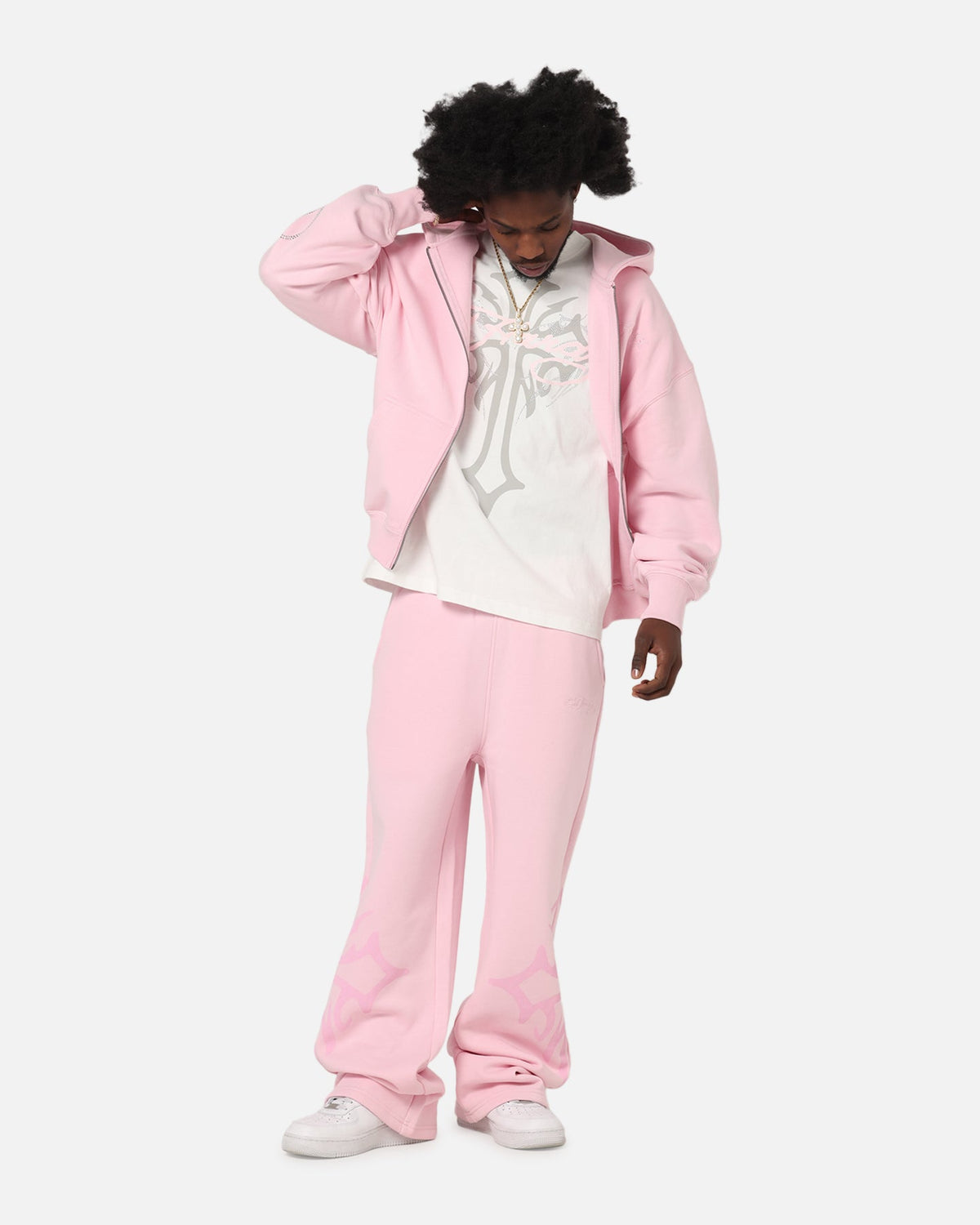 New Products Ed Hardy Trinity Sweatpants Pink