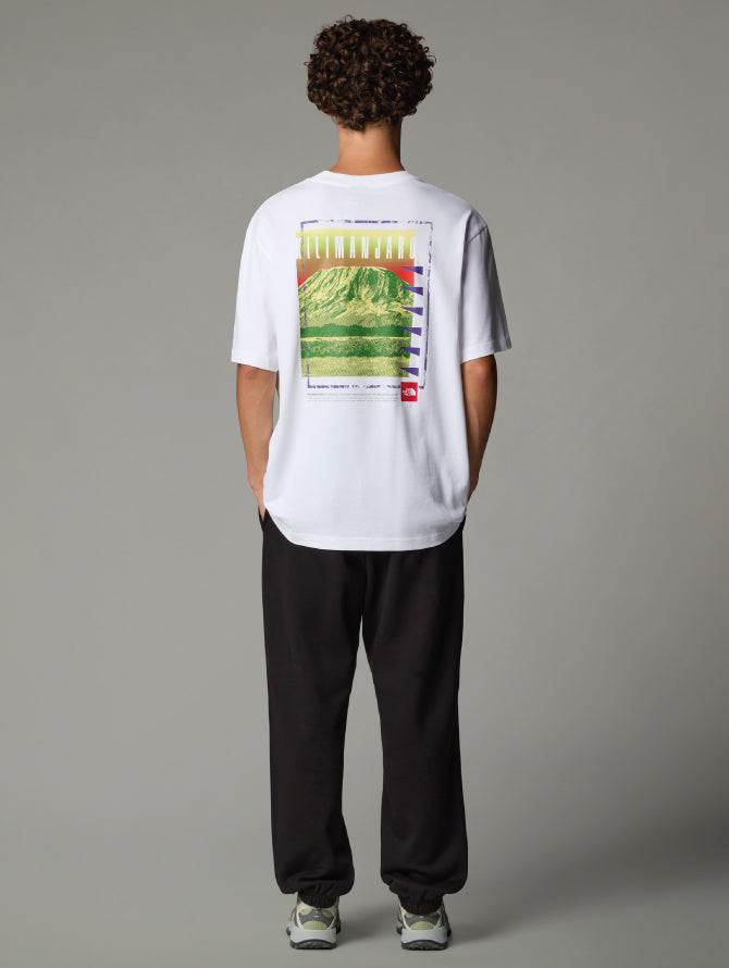 T-shirt Oversize con Stampa Bianco