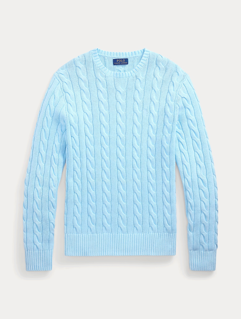 2026 New Arrival Maglione a Trecce Tinto in Capo Cielo