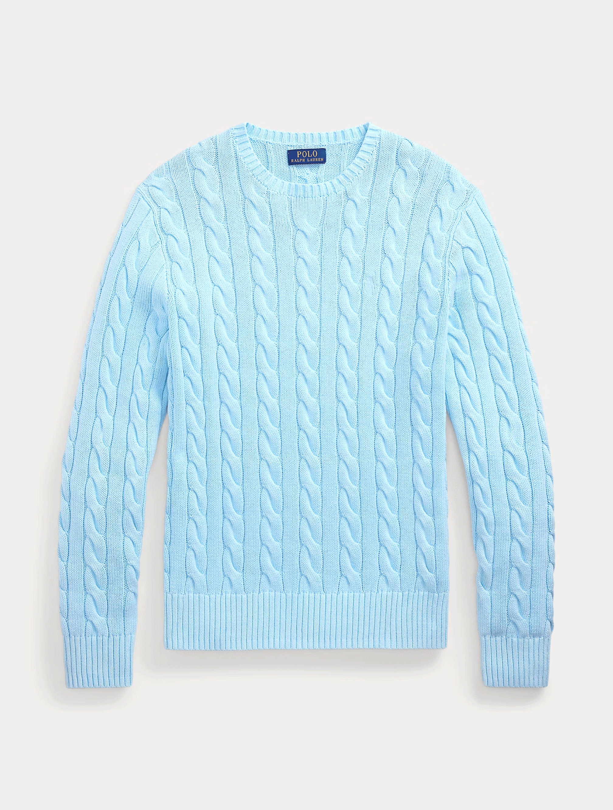 2026 New Arrival Maglione a Trecce Tinto in Capo Cielo