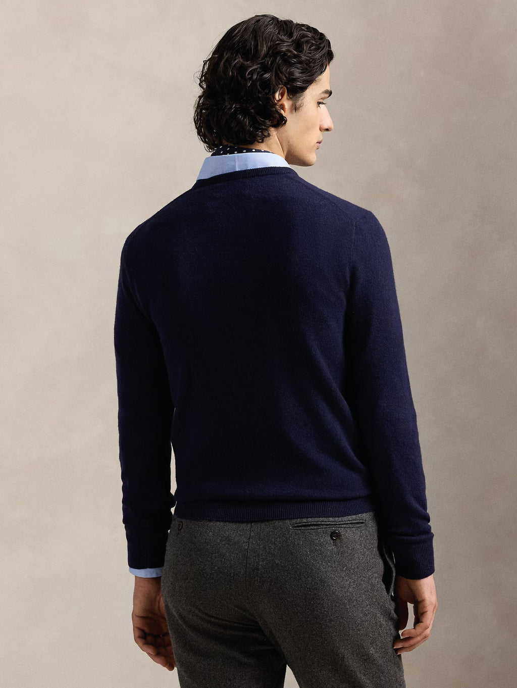 2026 New Arrival Maglia Girocollo in Lana Blu
