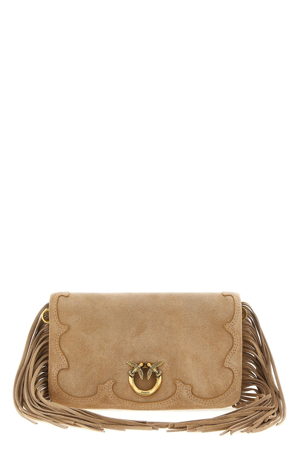 2026 New Arrival love click soft horizontal mini suede clutch bag