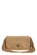2026 New Arrival love click soft horizontal mini suede clutch bag