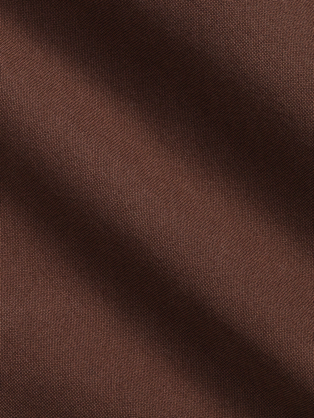2026 New Arrival Camicia Oxford Custom Fit Tinta in Capo Marrone
