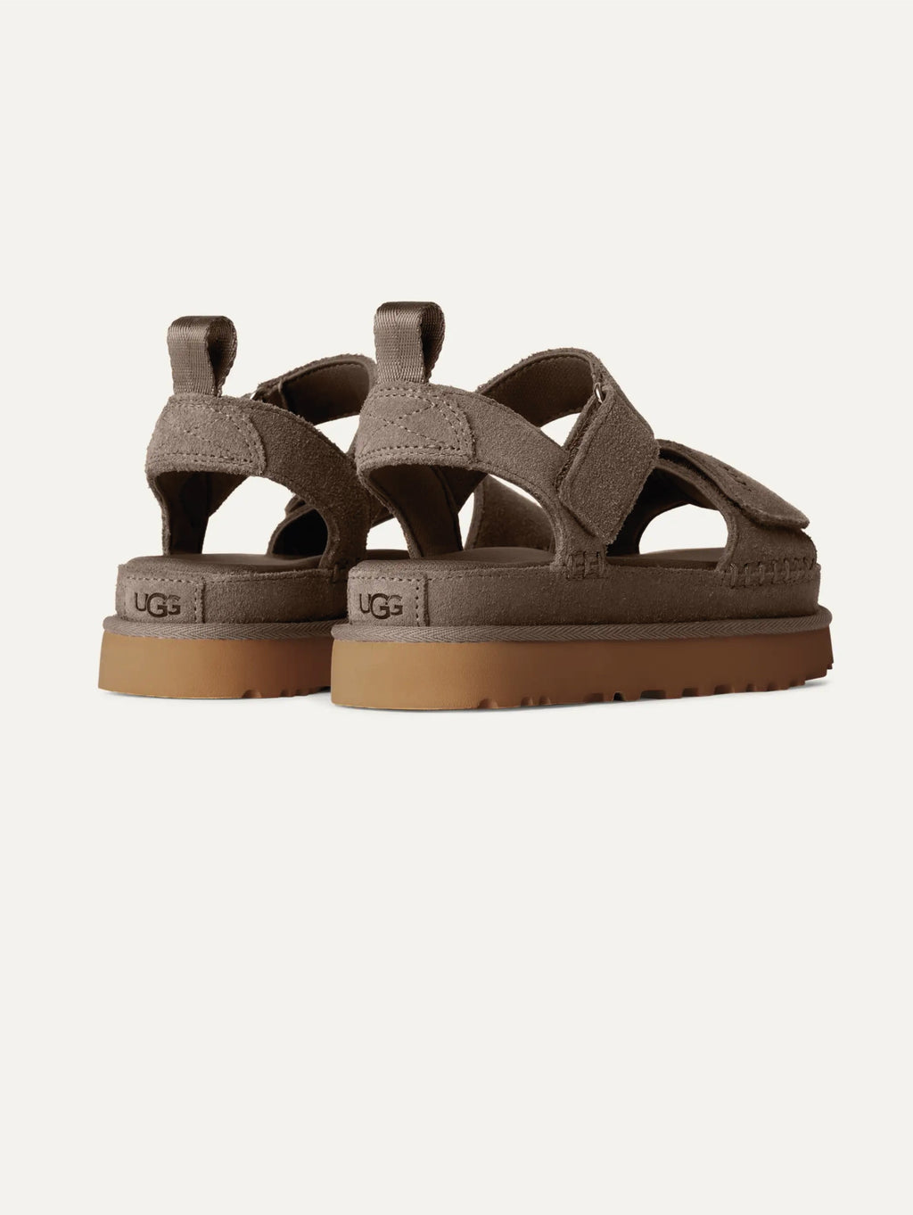 2026 New Arrival Sandali in Pelle Scamosciata GoldenStar Fumo