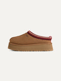 2026 New Arrival Ciabatte con Plateau Tazz II Castagna