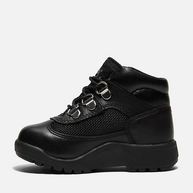 Top Seller Timberland FIELD B00T LEATHER L/F MID  Toddler’s - BLACK FULL GRAIN
