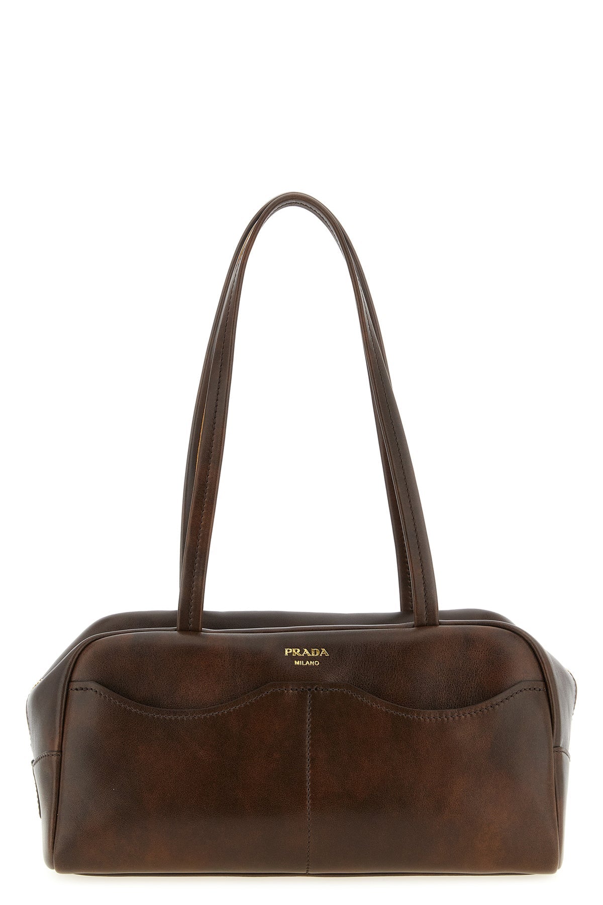 2026 New Arrival prada carry large top case in antique leather