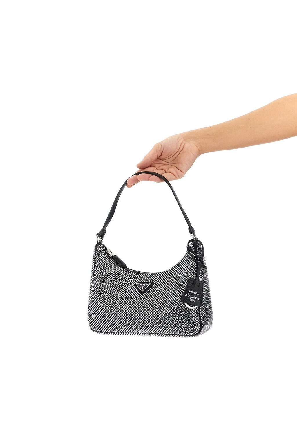 2026 New Arrival prada re-edition 2005 satin shoulder bag