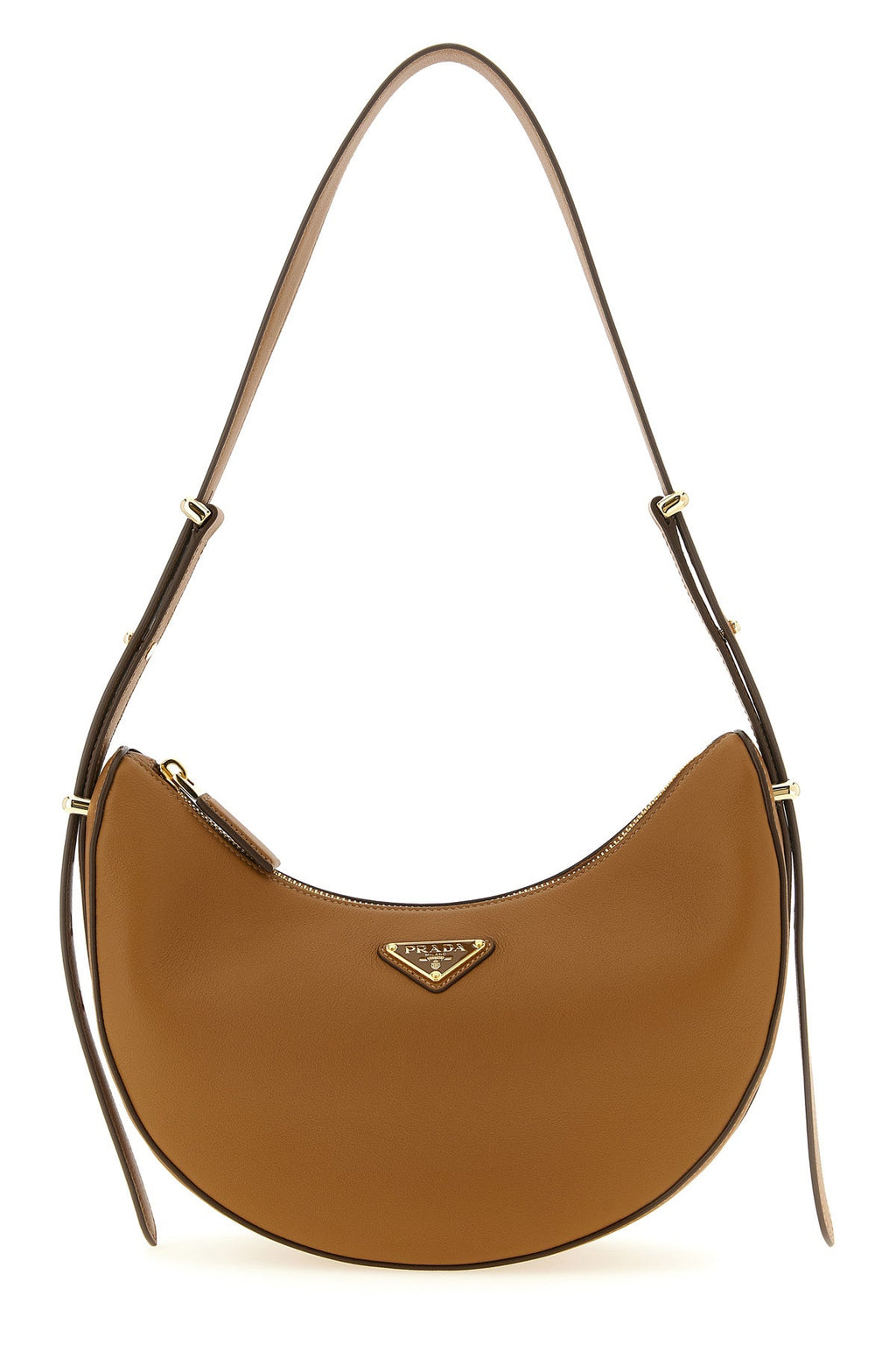 2026 New Arrival prada arqué smooth leather shoulder bag