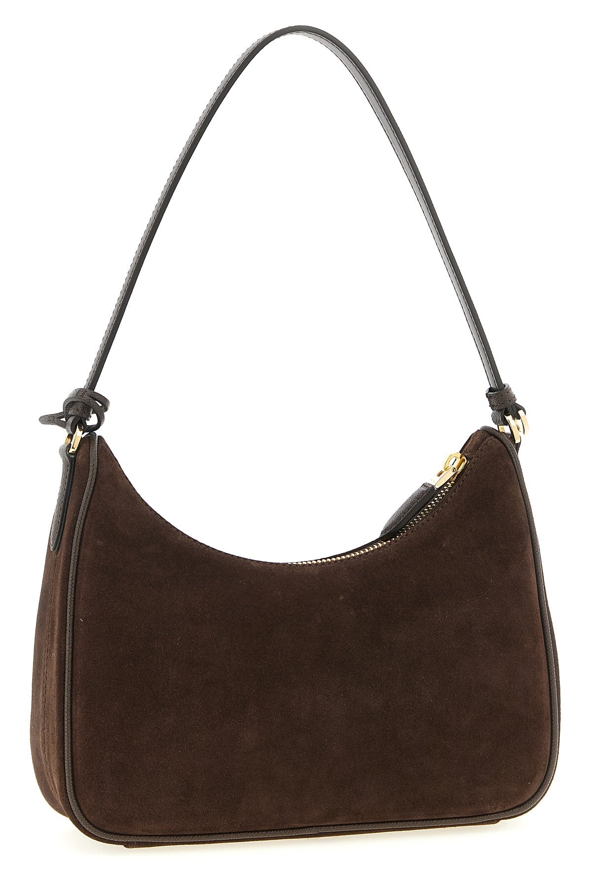 2026 New Arrival prada re-edition 2005 mini shoulder bag in suede and saffiano leather