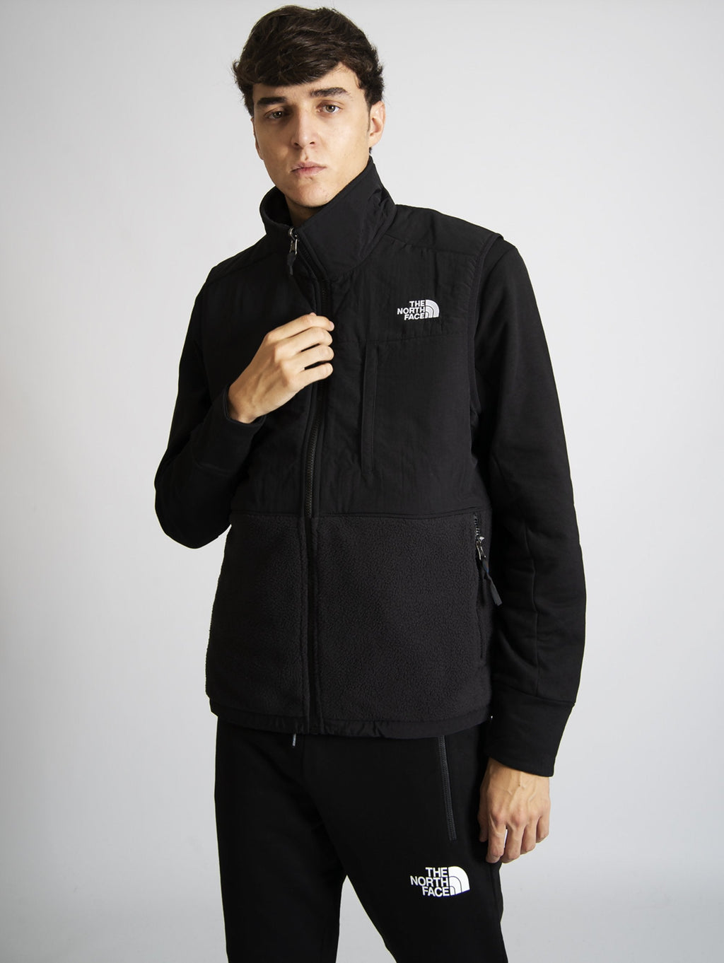 2026 New Arrival Gilet in Pile Nero