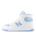 2026 New Arrival Sneakers Alte Stile Basket Retr Celeste/Bianco