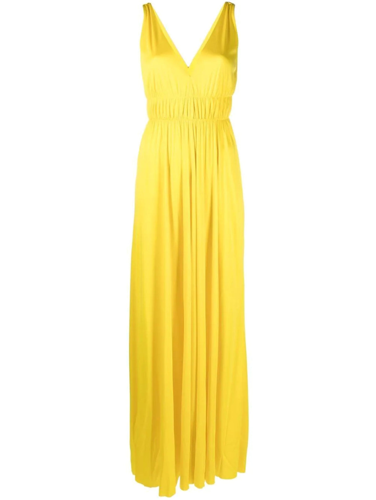 2026 New Arrival Abito Lungo Stile Impero Giallo