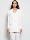 2026 New Arrival Blazer Doppio Petto in Cady Panna
