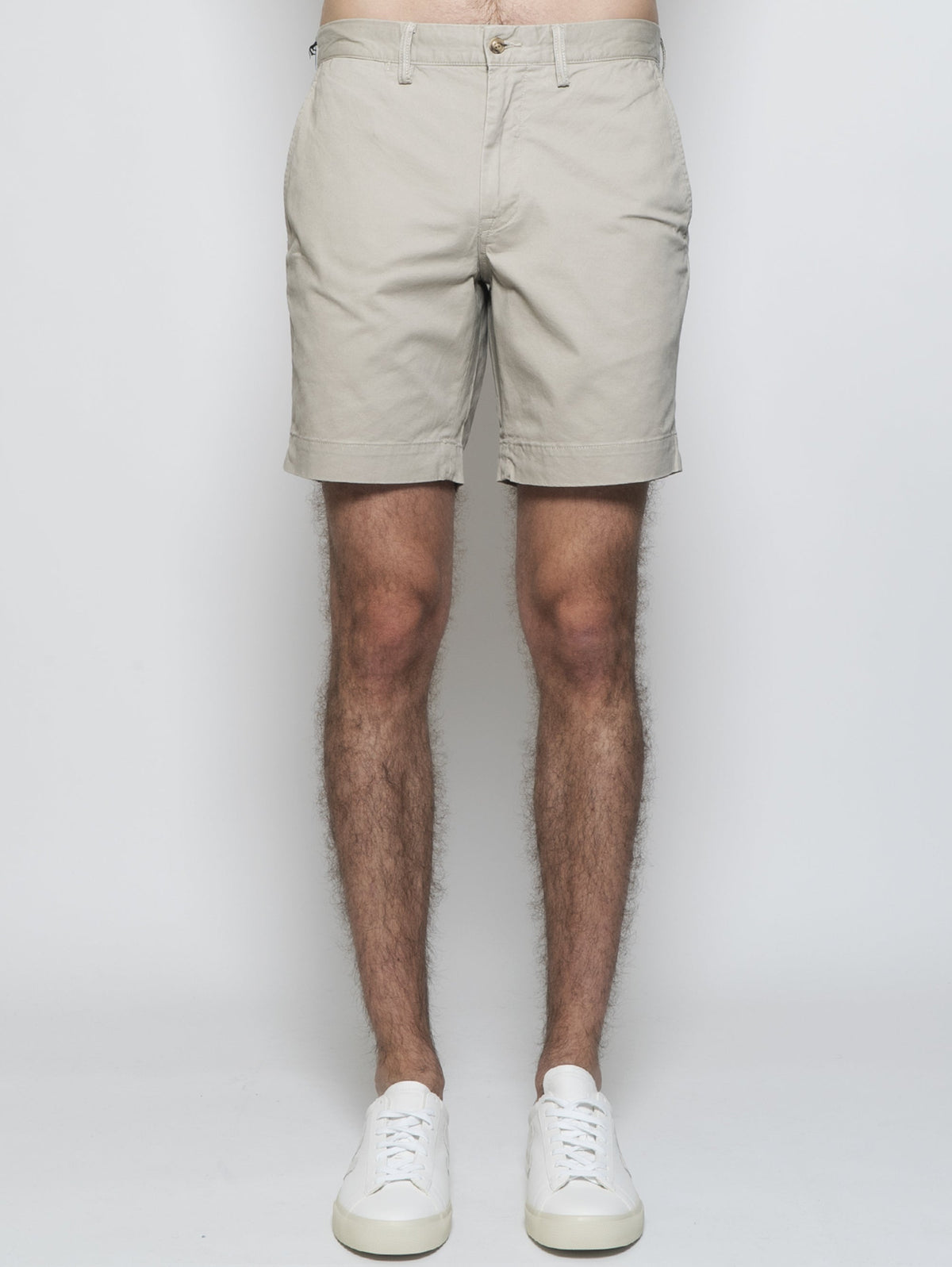 2026 New Arrival Short in Cotone Straight-Fit Khaki