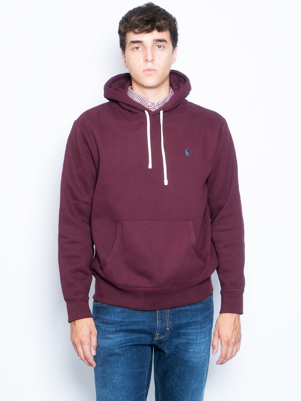 2026 New Arrival Felpa con Cappuccio Vinaccia