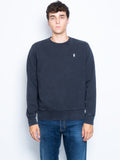 2026 New Arrival Felpa Girocollo in Cotone Loopback Nero