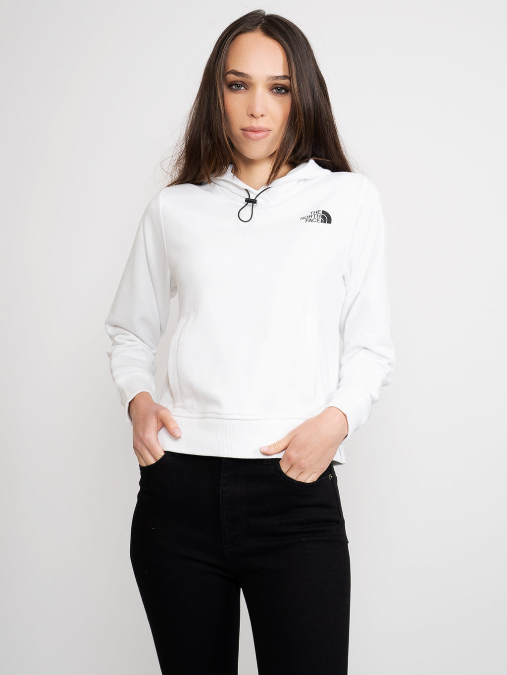 2026 New Arrival Felpa con Logo Posteriore Bianco