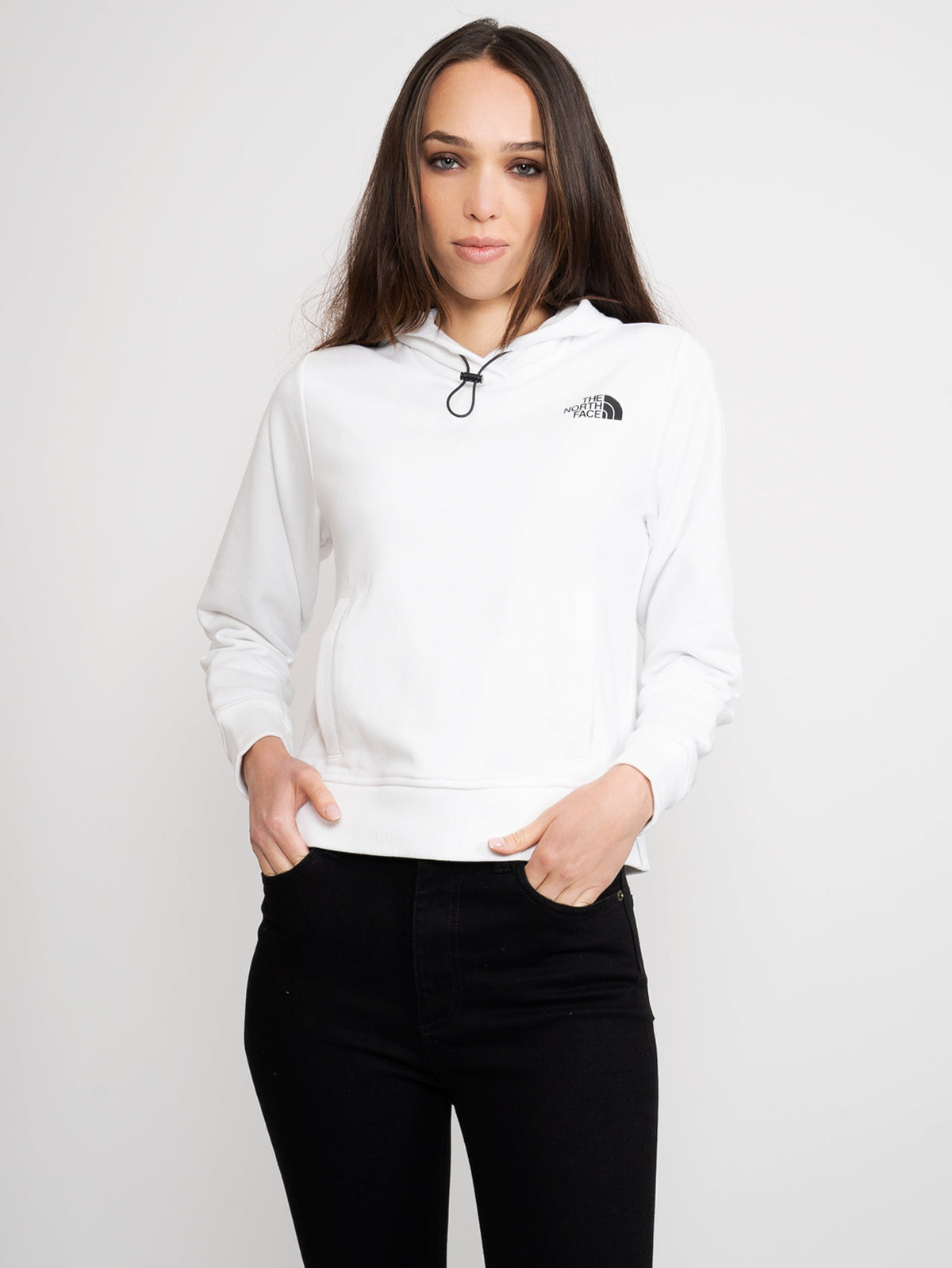 2026 New Arrival Felpa con Logo Posteriore Bianco