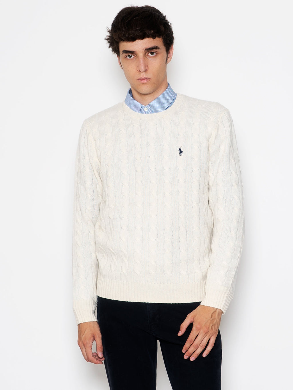 2026 New Arrival Maglia a Trecce Crema