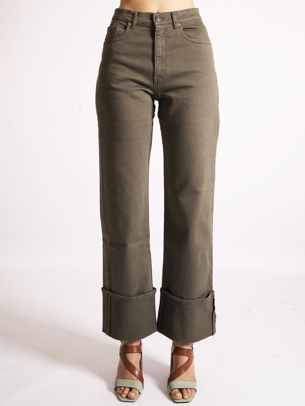 2026 New Arrival Denim con Maxi Risvolto Militare