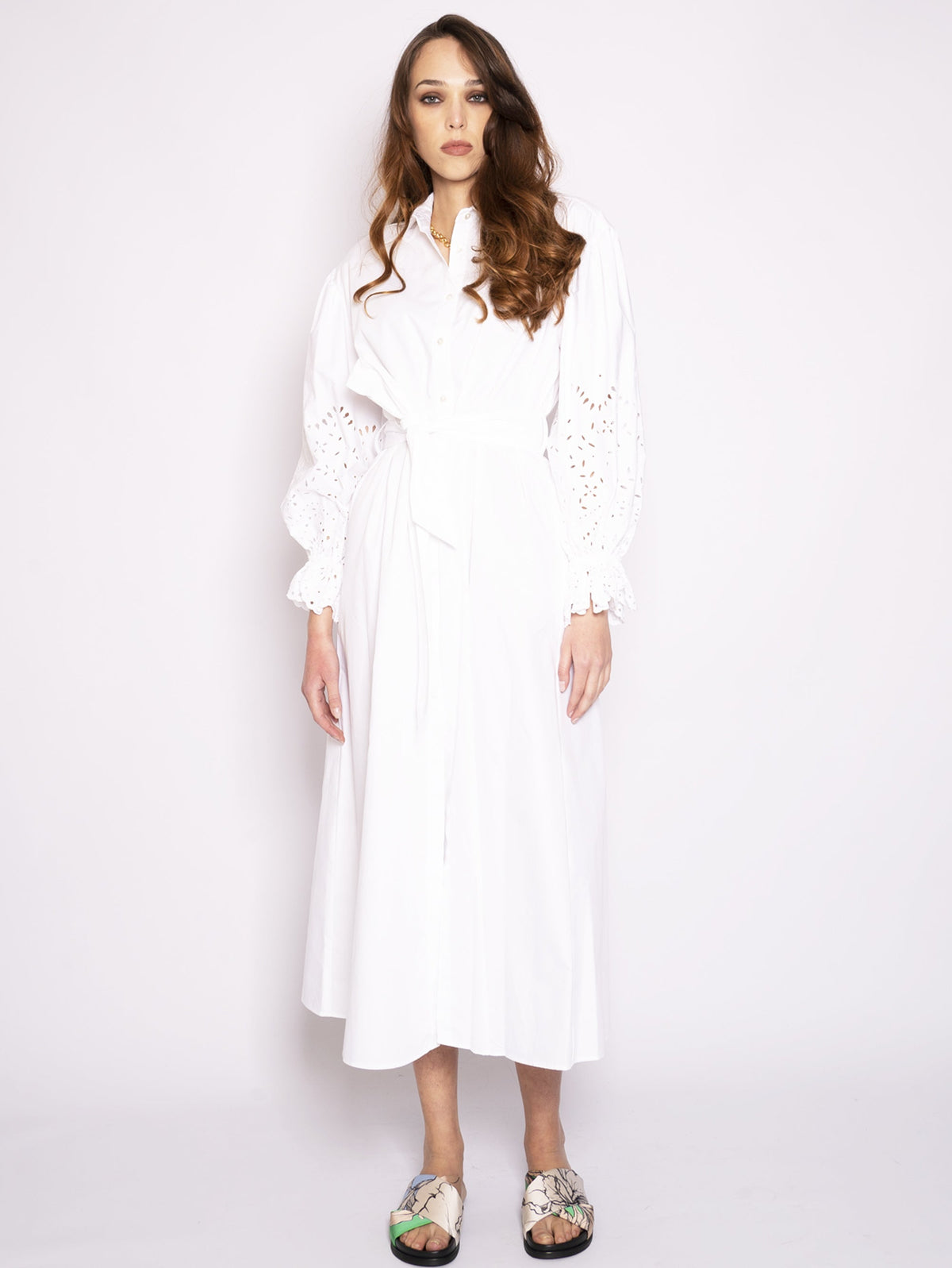 2026 New Arrival Abito Chemisier Bianco