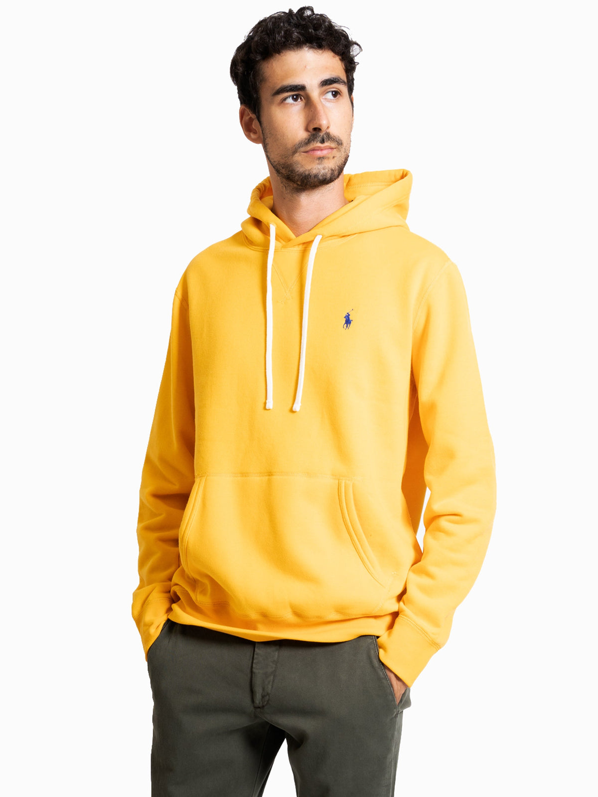 2026 New Arrival Felpa con Cappuccio Giallo