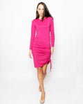 2026 New Arrival Abito Longuette in Lurex Fucsia