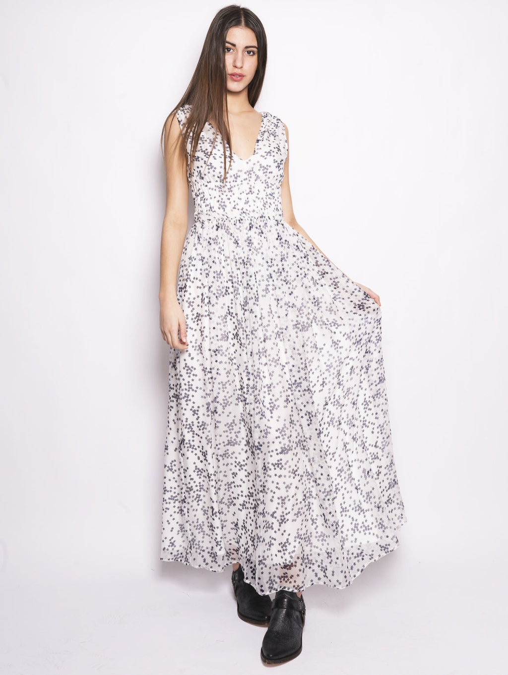 2026 New Arrival Abito Starlight Bianco / Blu