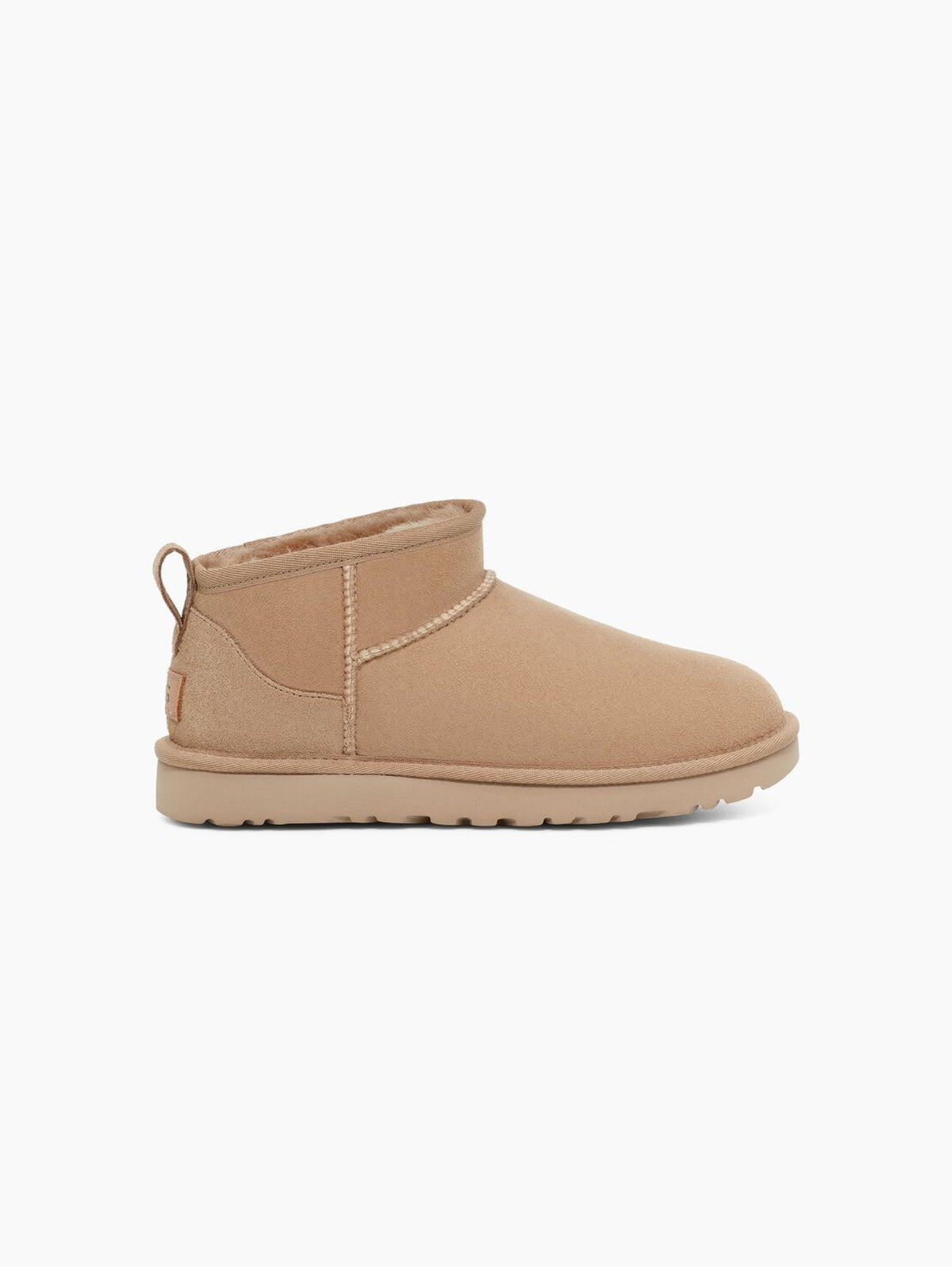 2026 New Arrival Stivaletti in Montone Ultra Mini Classic Sabbia