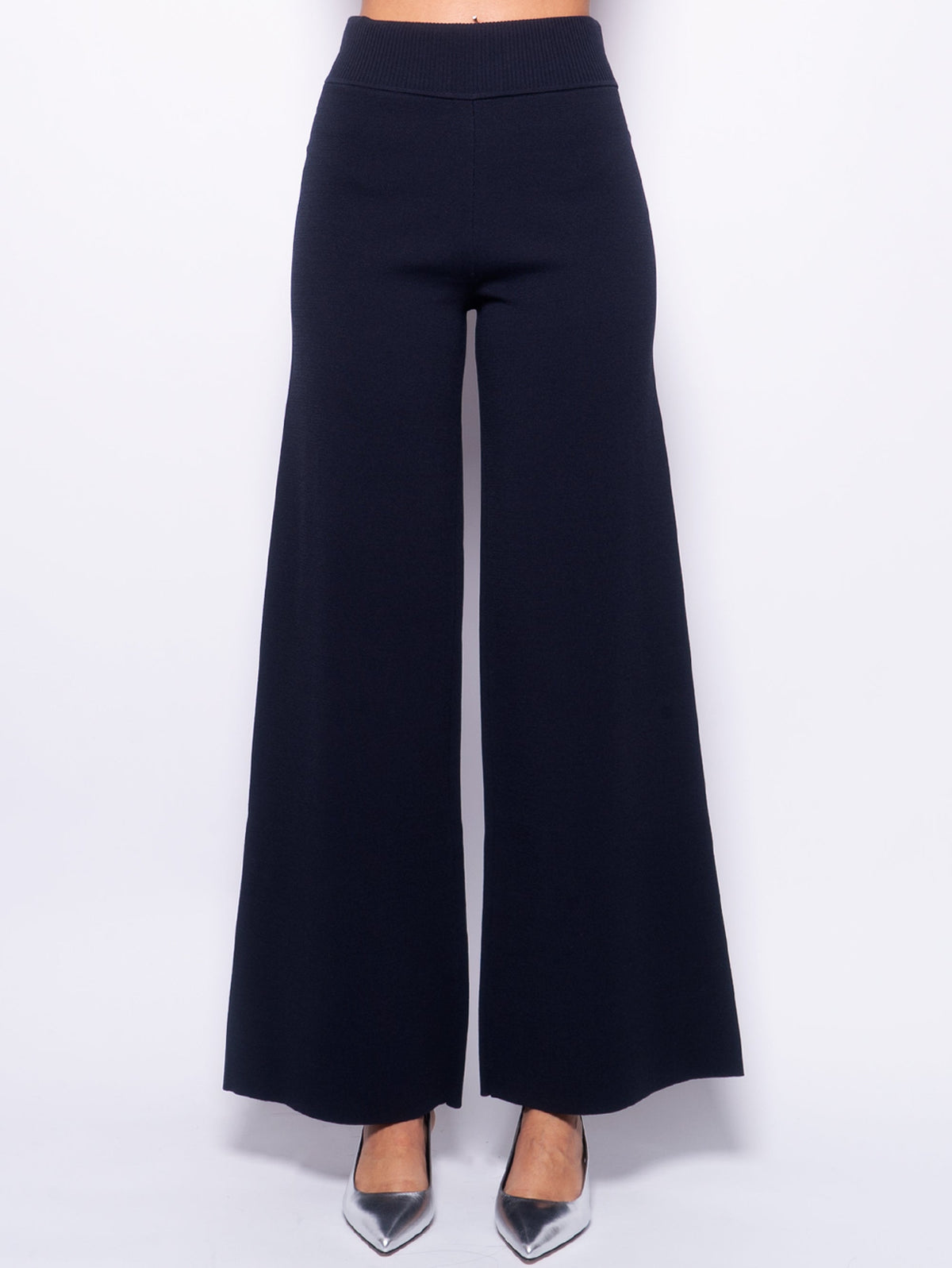 2026 New Arrival Pantalone Cropped in Maglia Blu