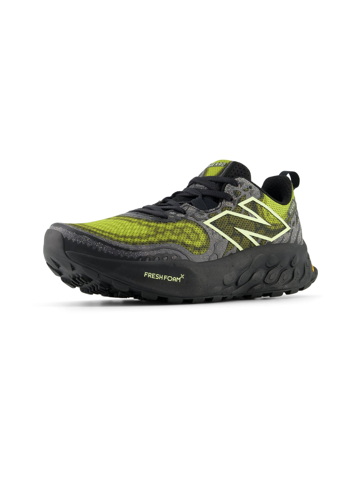 2026 New Arrival Sneakers da Trail Hierro V8 Fresh Foam X Nero/Verde