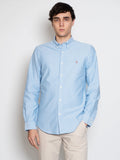 2026 New Arrival Camicia Oxford Slim Fit Blu