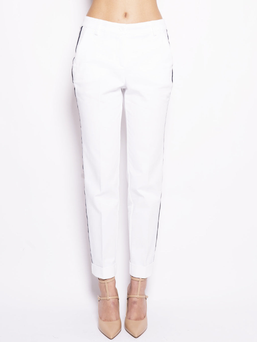 2026 New Arrival Pantalone Cyber Bianco