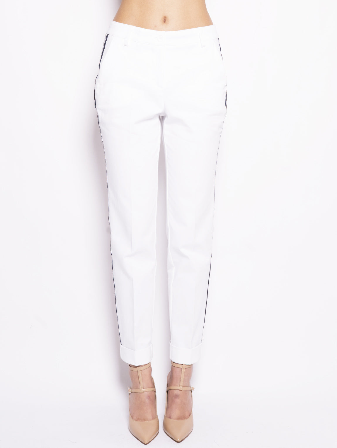 2026 New Arrival Pantalone Cyber Bianco