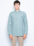 2026 New Arrival Camicia a Quadretti Bianco/Verde