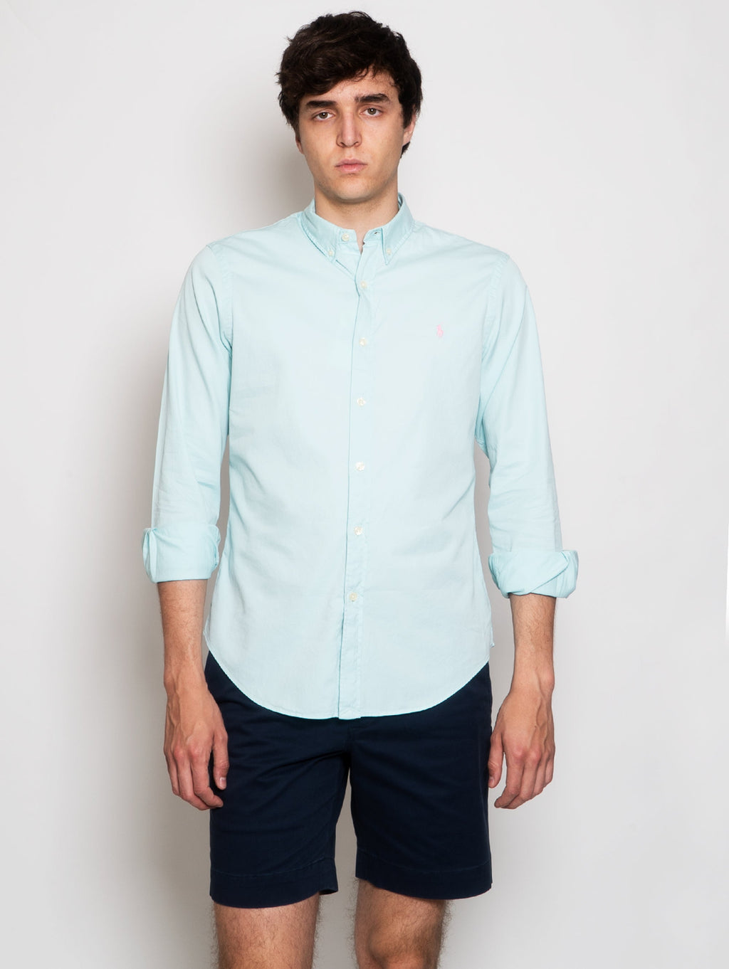 2026 New Arrival Camicia Slim Fit in Twill di Cotone Acqua