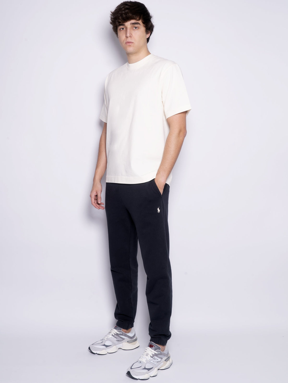 2026 New Arrival Pantalone da Jogging Loopback Nero
