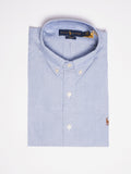 2026 New Arrival Camicia Oxford Slim Fit Blu