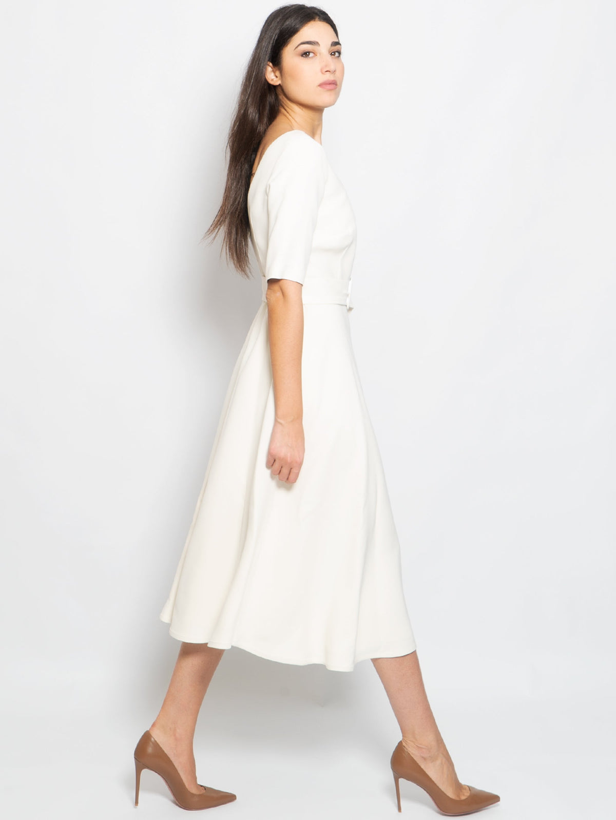 2026 New Arrival Abito Midi con Cintura Burro