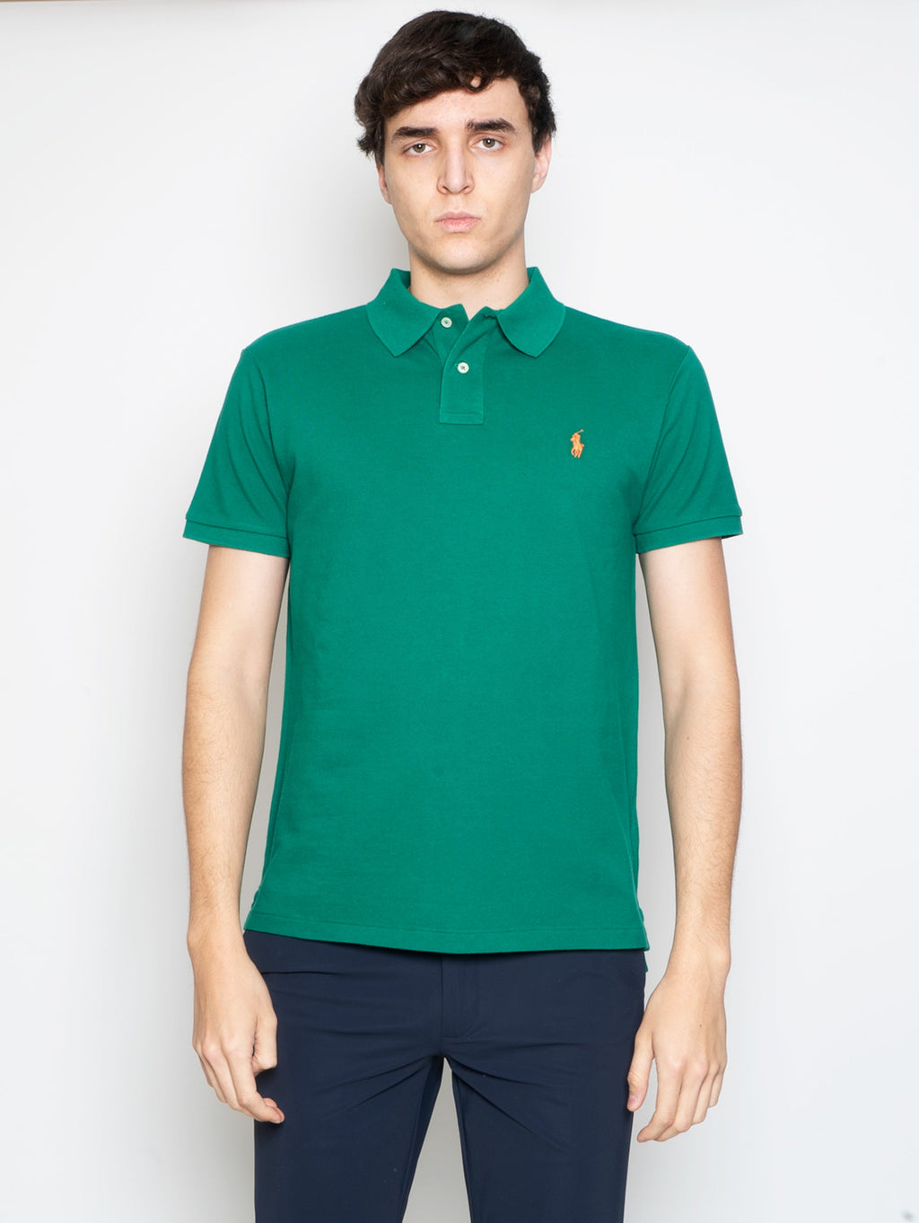 2026 New Arrival Polo in Mesh Slim Fit Verde