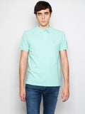 2026 New Arrival Polo in Mesh Slim Fit Verde Acqua