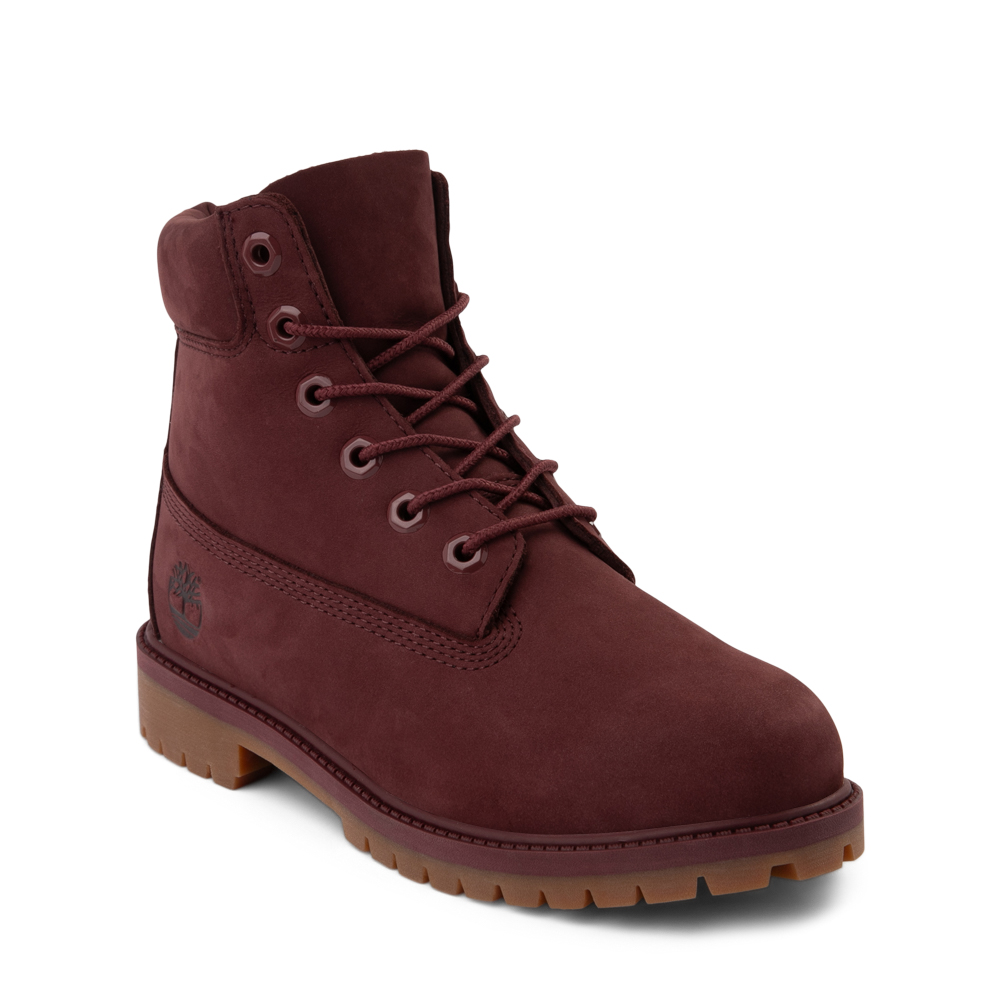 Top Seller Timberland 6IN F/L BT Junior’s -BURGUNDY NUBUCK