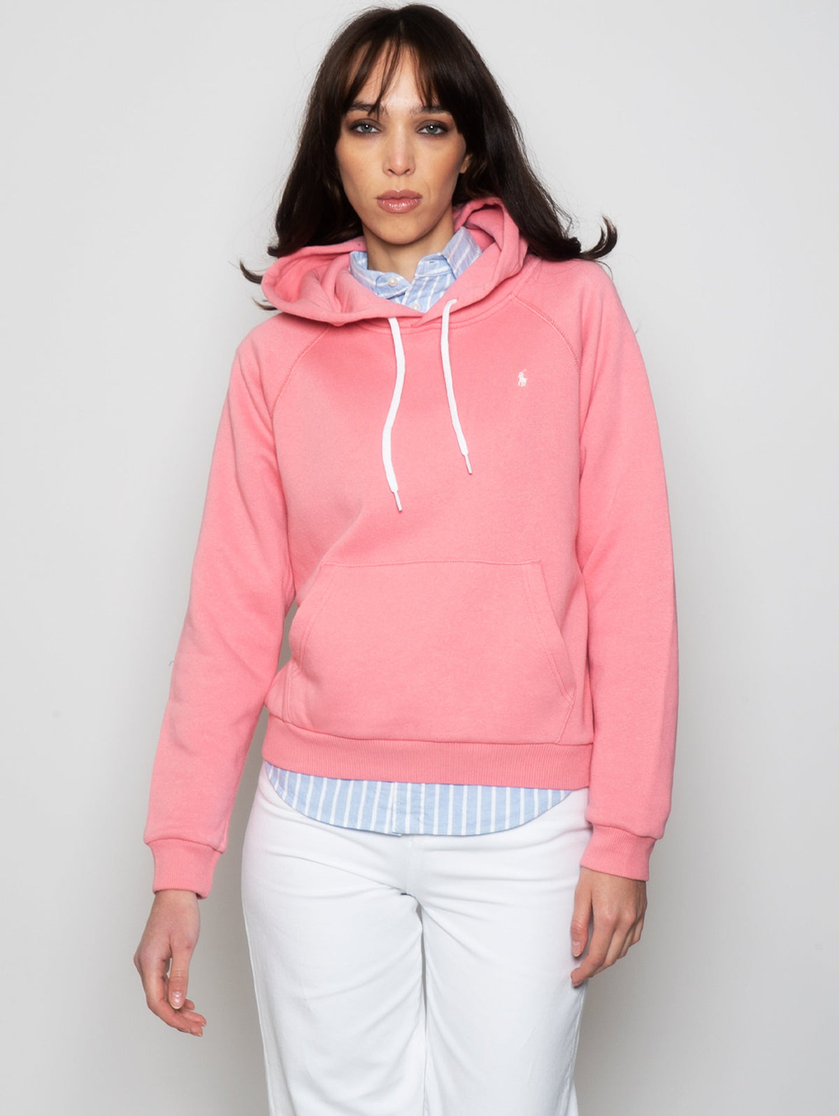 2026 New Arrival Felpa con Cappuccio Rosa