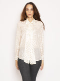 2026 New Arrival Camicia con Pois - Beige