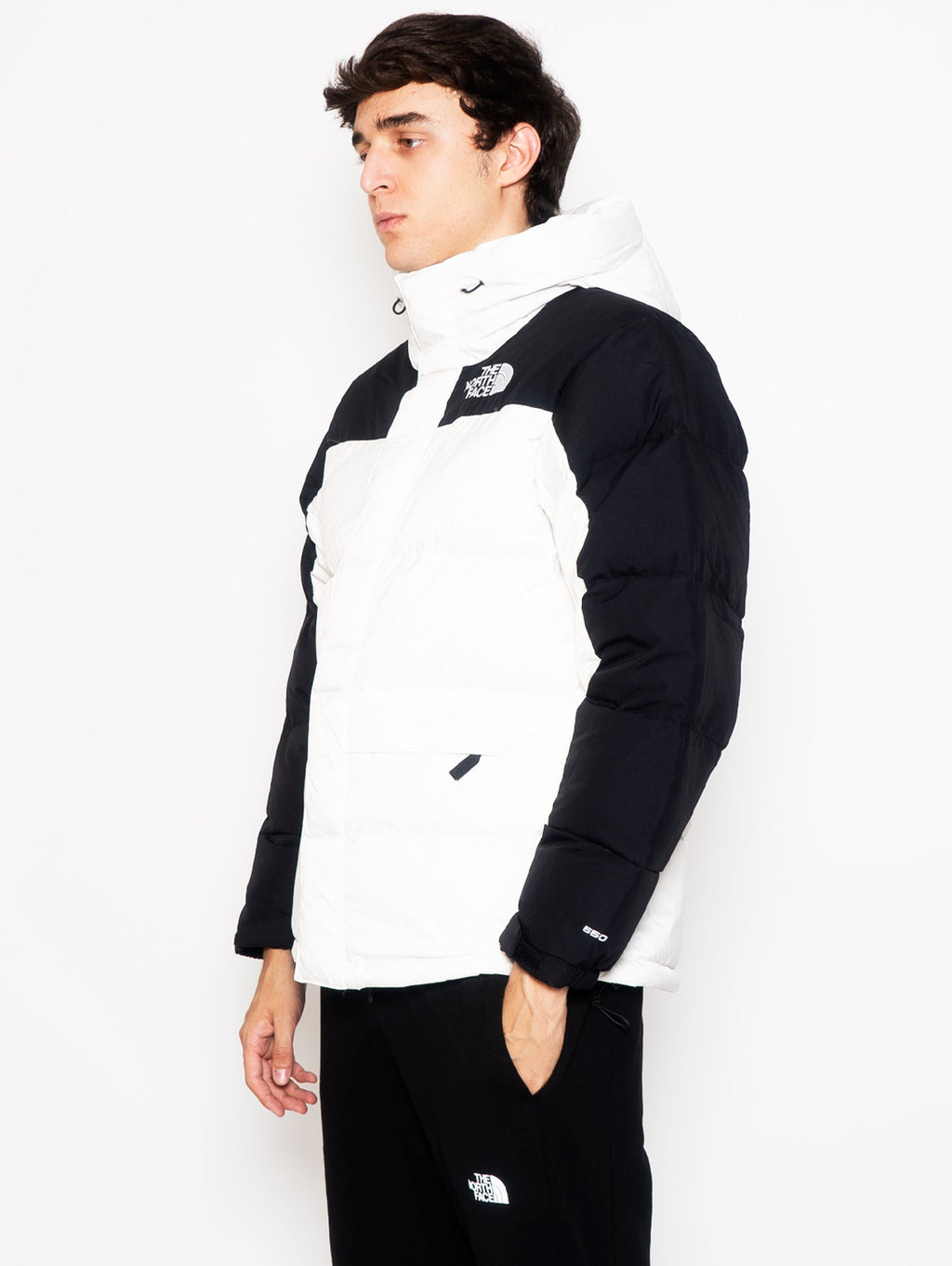 2026 New Arrival Piumino Color Block Bianco/Nero