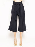 2026 New Arrival Pantalone Cropped con Fusciacca - Blu