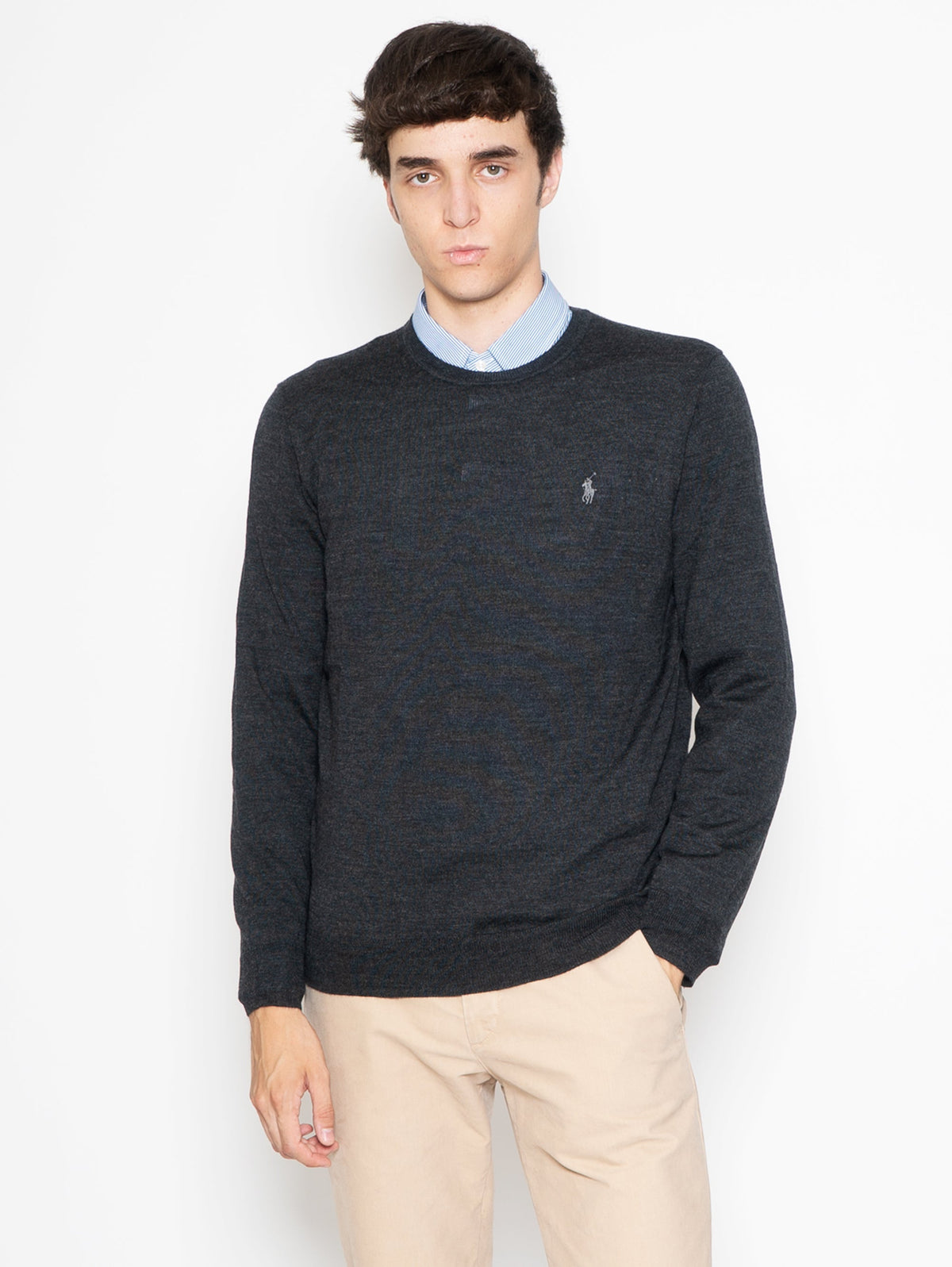 2026 New Arrival Maglia in Lana Extrafine Grigio